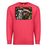 Cardinal christmas heifers Premium Sweatshirt - RanaPortraitStore
