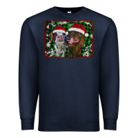 Navy christmas heifers Premium Sweatshirt - RanaPortraitStore