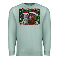 Seafoam christmas heifers Premium Sweatshirt - RanaPortraitStore