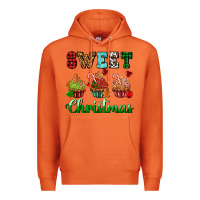 Carrot sweet Christmas with cupcake Premium Hoodie - AdoDesignShop