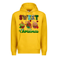 Lemon sweet Christmas with cupcake Premium Hoodie - AdoDesignShop