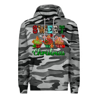 Slate Camo sweet Christmas with cupcake Premium Hoodie - AdoDesignShop