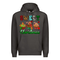 Smoke sweet Christmas with cupcake Premium Hoodie - AdoDesignShop