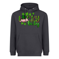 Smoke Lucky Baby With Pig Heavyweight Hoodie - RanaPortraitStore