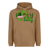 Toasted Coconut Lucky Baby With Pig Heavyweight Hoodie - RanaPortraitStore