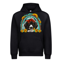 Black german shorthaired pointer western rainbow Urban Hoodie - Artiststas