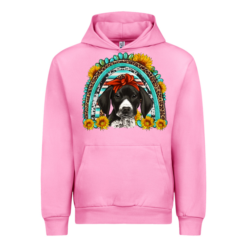 German Shorthaired Pointer Western Rainbow Urban Hoodie by Artiststas | Teevron