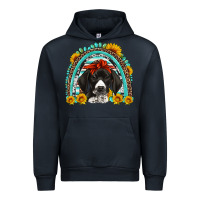 Navy german shorthaired pointer western rainbow Urban Hoodie - Artiststas