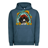 Pigment Midnight Navy german shorthaired pointer western rainbow Urban Hoodie - Artiststas