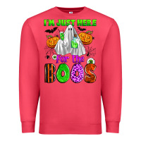 Cardinal i'm just here for the boos Premium Sweatshirt - Zillion Design Studio