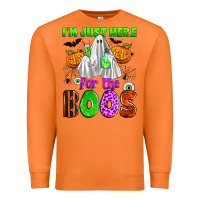 Carrot i'm just here for the boos Premium Sweatshirt - Zillion Design Studio