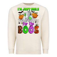 Sandshell i'm just here for the boos Premium Sweatshirt - Zillion Design Studio