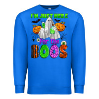 True Royal i'm just here for the boos Premium Sweatshirt - Zillion Design Studio