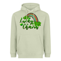 Matcha Lucky charm rainbow and shamrocks Heavyweight Hoodie - RanaPortraitStore