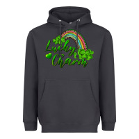 Smoke Lucky charm rainbow and shamrocks Heavyweight Hoodie - RanaPortraitStore