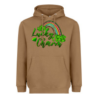 Toasted Coconut Lucky charm rainbow and shamrocks Heavyweight Hoodie - RanaPortraitStore