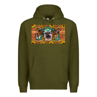 Army Green joy sippy cup Premium Hoodie - Artiststas