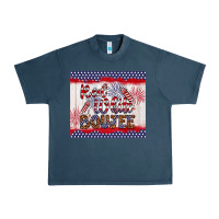 Midnight Navy red white boujee Urban Heavy Tee - Artiststas