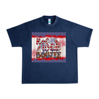 Navy red white boujee Urban Heavy Tee - Artiststas