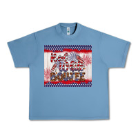 Pebble Blue red white boujee Urban Heavy Tee - Artiststas