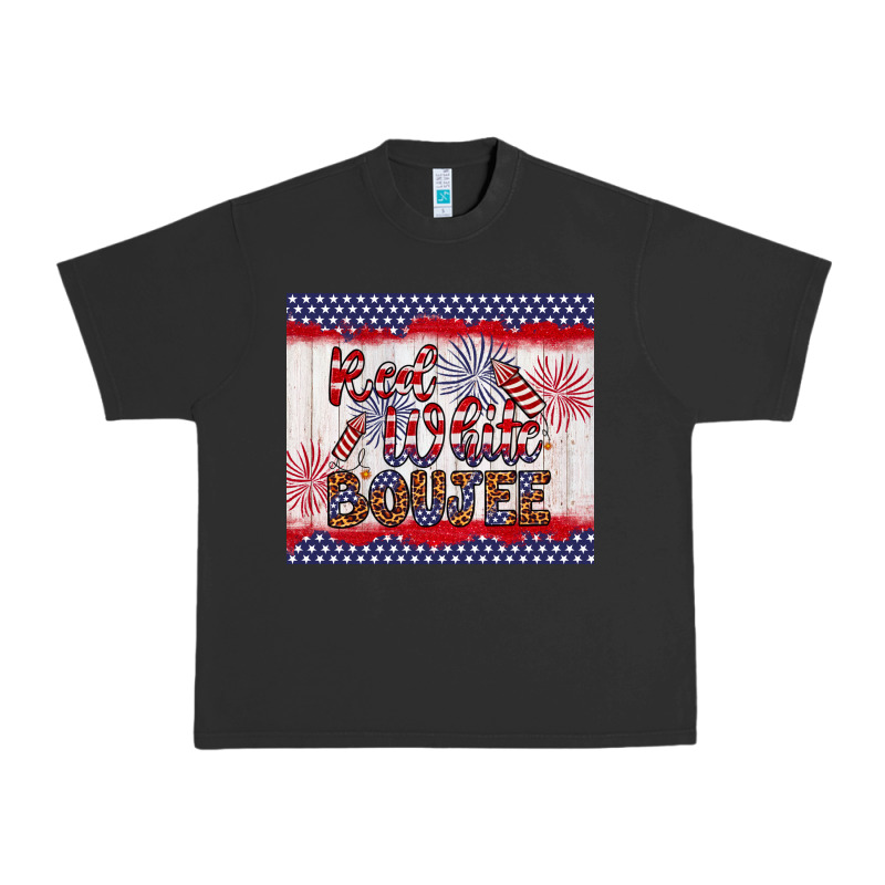 Red White Boujee Urban Heavy Tee by Artiststas | Teevron