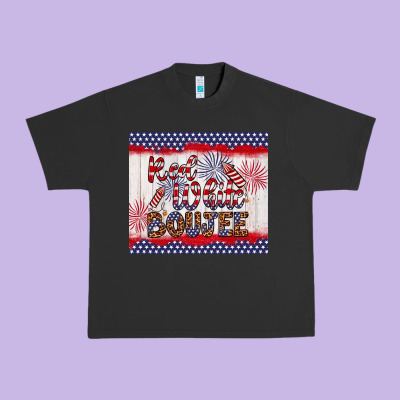 Red White Boujee Urban Heavy Tee Designed By Artiststas
