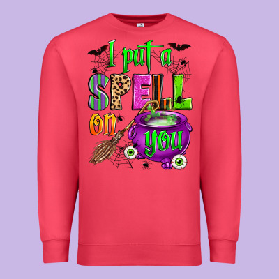 I Put A Spell On You Premium Sweatshirt Designed By Zillion Design Studio