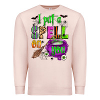 Pale Pink i put a spell on you Premium Sweatshirt - Zillion Design Studio
