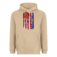 Mushroom basketball american flag Heavyweight Hoodie - texasbilliewilder