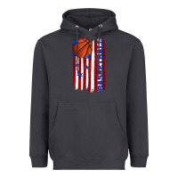 Smoke basketball american flag Heavyweight Hoodie - texasbilliewilder