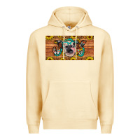 Pina Colada joy license plate Premium Hoodie - Artiststas