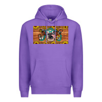 Purple joy license plate Premium Hoodie - Artiststas