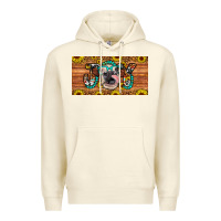 Sandshell joy license plate Premium Hoodie - Artiststas