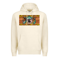 Tofu joy license plate Premium Hoodie - Artiststas