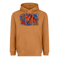 Meerkat basketball background Heavyweight Hoodie - texasbilliewilder