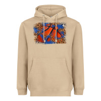 Mushroom basketball background Heavyweight Hoodie - texasbilliewilder