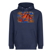Navy basketball background Heavyweight Hoodie - texasbilliewilder