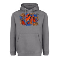 Storm basketball background Heavyweight Hoodie - texasbilliewilder