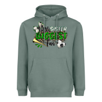 Sage little sister biggest fan soccer Heavyweight Hoodie - Zillion Design Studio