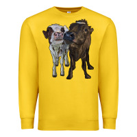 Lemon two heifer cows Premium Sweatshirt - RanaPortraitStore