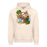 Sandshell easter bunny in basket wıth carrot and eggs Urban Hoodie - AdoDesignShop