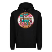 Black nurse round earrings 1 Premium Hoodie - BundleAndBundleShop