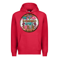 Cardinal nurse round earrings 1 Premium Hoodie - BundleAndBundleShop