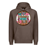 Coffee nurse round earrings 1 Premium Hoodie - BundleAndBundleShop