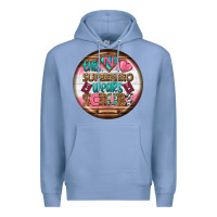 Colony Blue nurse round earrings 1 Premium Hoodie - BundleAndBundleShop