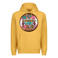 Mustard nurse round earrings 1 Premium Hoodie - BundleAndBundleShop