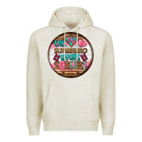 Oatmeal Heather nurse round earrings 1 Premium Hoodie - BundleAndBundleShop