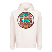 Pale Pink nurse round earrings 1 Premium Hoodie - BundleAndBundleShop
