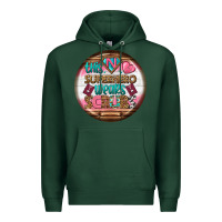 Sports Green nurse round earrings 1 Premium Hoodie - BundleAndBundleShop