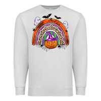 Dove Grey halloween rainbow Premium Sweatshirt - Zillion Design Studio